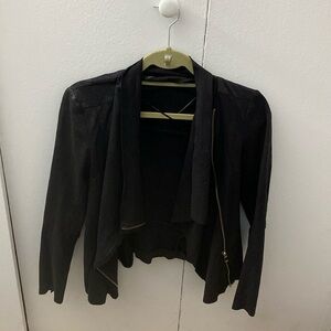 Zara faux leather jacket